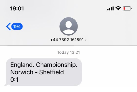 Norwich – Sheffield